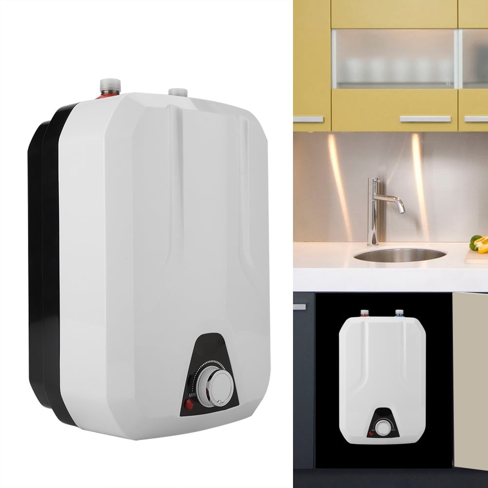 Fyydes 1500W 8L Electric Mini Water Heater Kitchen Shower Hot Water Heating System for Bathroom