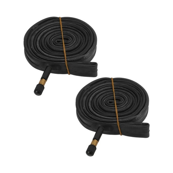 Fyydes 2 Pack 700x23C  Inner Tube 48mm Schrader Valve Butyl Rubber  Tube With 2 Tire Levers,700x23c Inner Tube,Schrader Valve 700x23C  Inner Tube