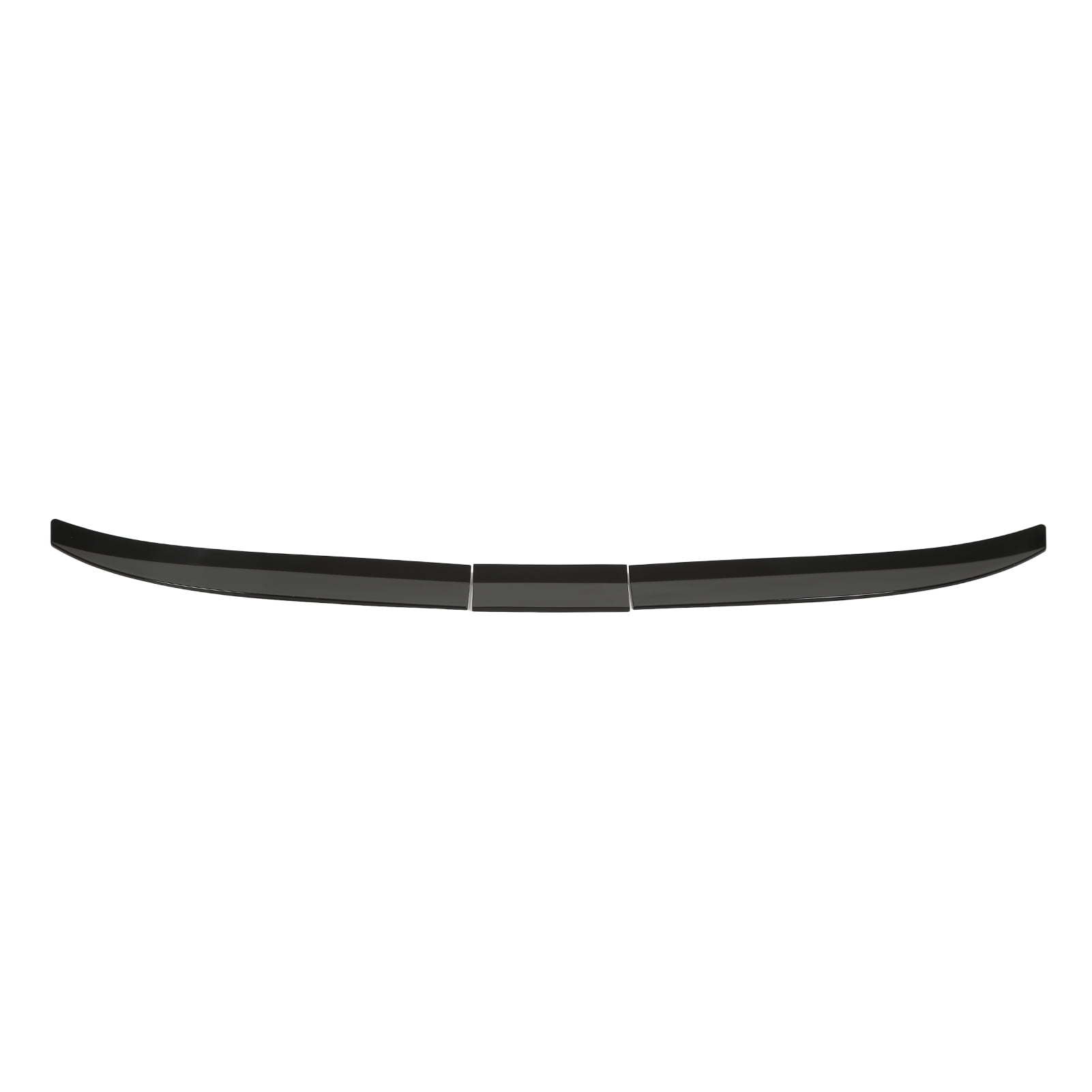 Fyydes 3 Pcs Gloss Black Rear Trunk Spoiler Lip Adjustable Tailgate