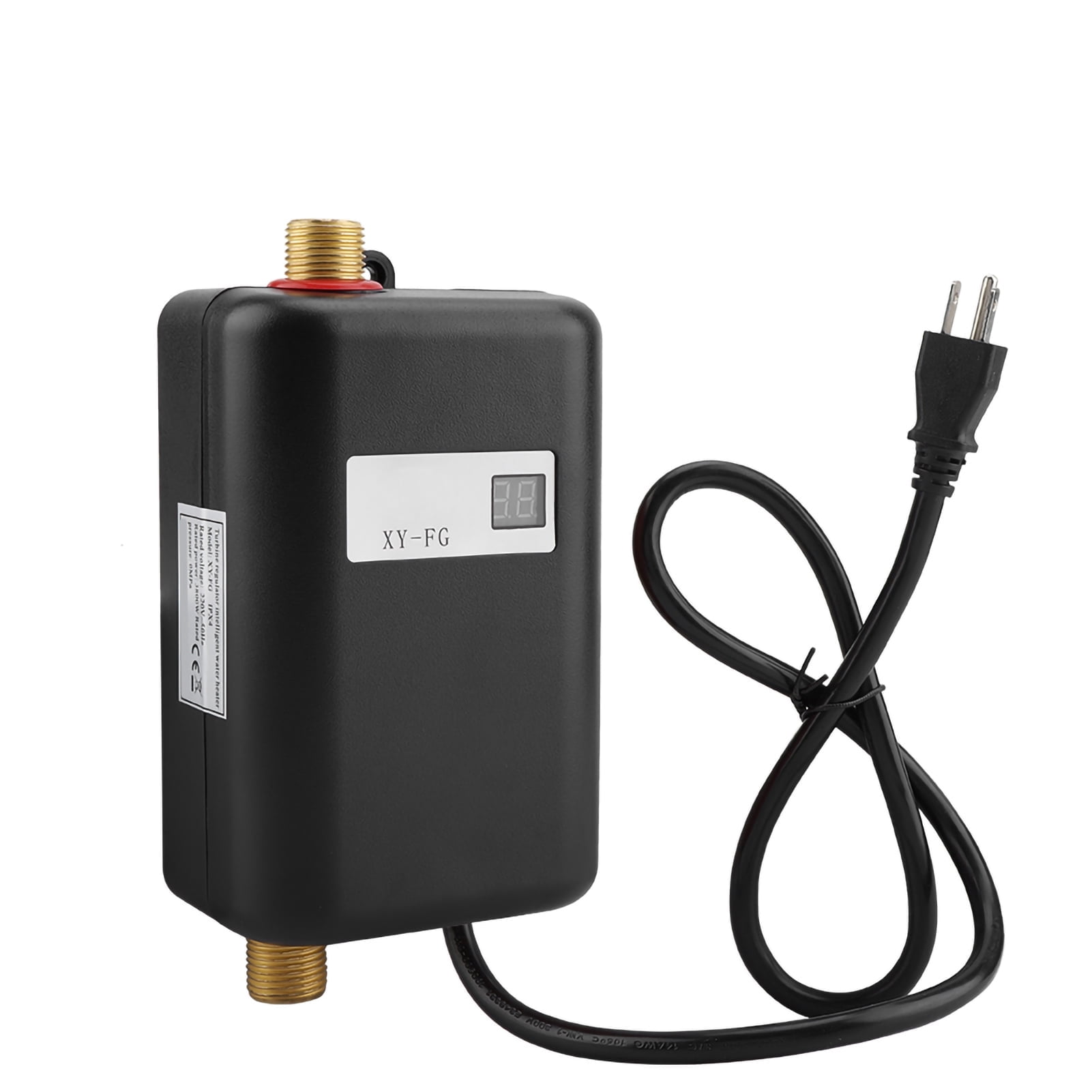 Fyydes 3000W 110 Volts Tankless Water Heater for Bathroom, 20 x 10.5cm Capacity with 2 Piece Pack