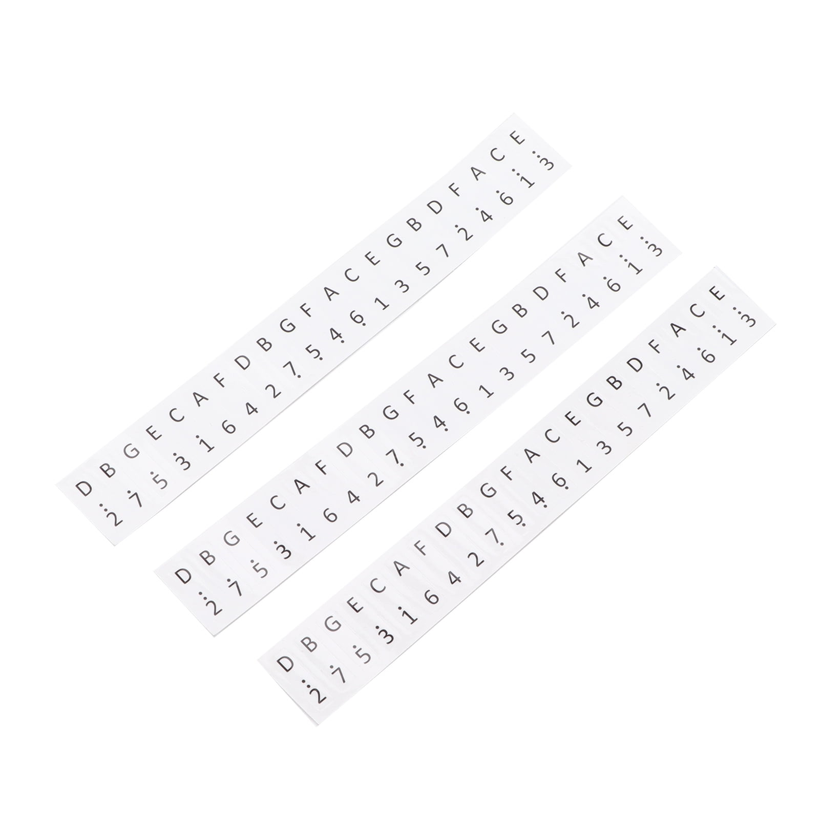 Fyydes 3Pcs Keys Stickers 17‑Key Kalimba Staff Labels Thumb Piano ...
