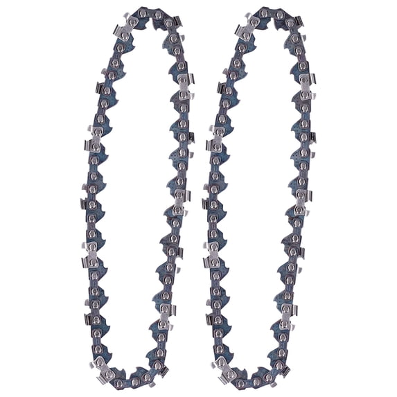 Fyydes 4" Half Chisel Chainsaw Chains, Cordless Electric Handheld Saw Replacement (2-Pack)