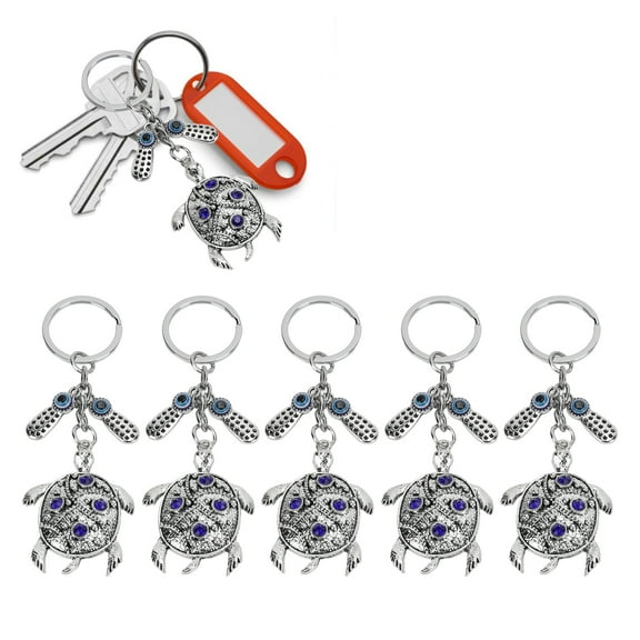 Fyydes 5Pcs Keychain Handcrafted Exquisite Beautiful Evil Eye Keychain For Handbag Backpack Car Decoration,Cute Keychain,Keychain Accessories