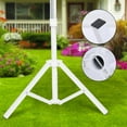 Fyydes Beach Umbrella Stand,Triangular Iron Folding Sun Umbrella Stand