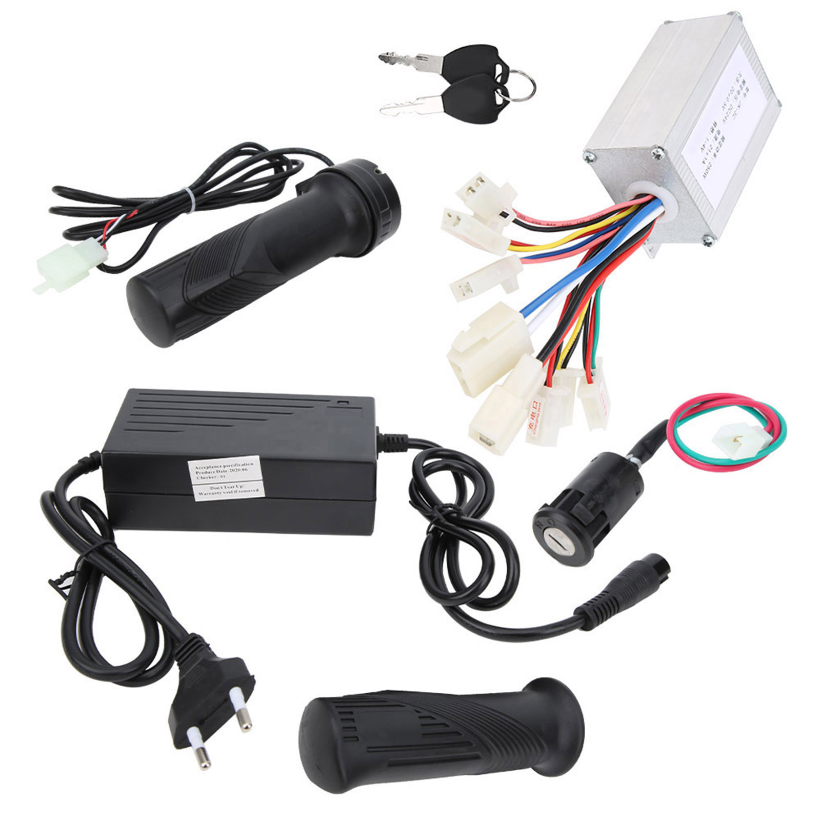 Fyydes E‑Bike Motor Controller Kit,24V 250W Electric Bicycle Scooter