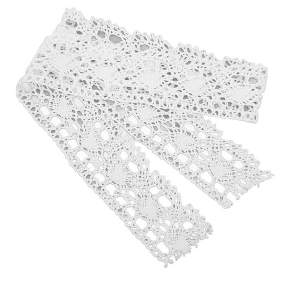 Fyydes Embroidery Lace,Craft Lace Ribbon,Lace Ribbon  Cotton Net 4cm Width 10 Yards Exquisite Fabric Lace Trim for Curtain Clothes Tablecloth Gift Decoration