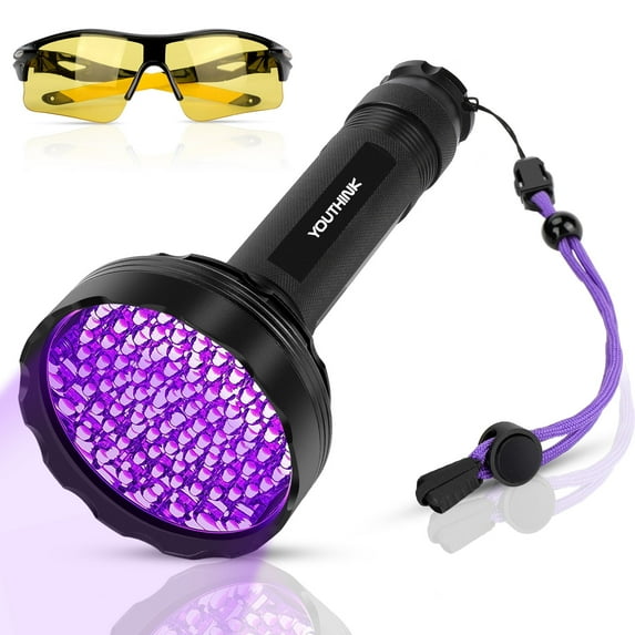 Fyydes Fugacal 128 LED Blacklight Flashlight for Pet Urine Detection