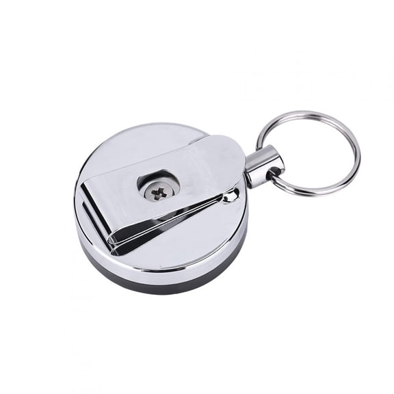 Fyydes Retractable Holder Steel Key Belt Clip Pull Chain Metal Card Badge,Key Belt Chain Card,Steel Key Belt Chain