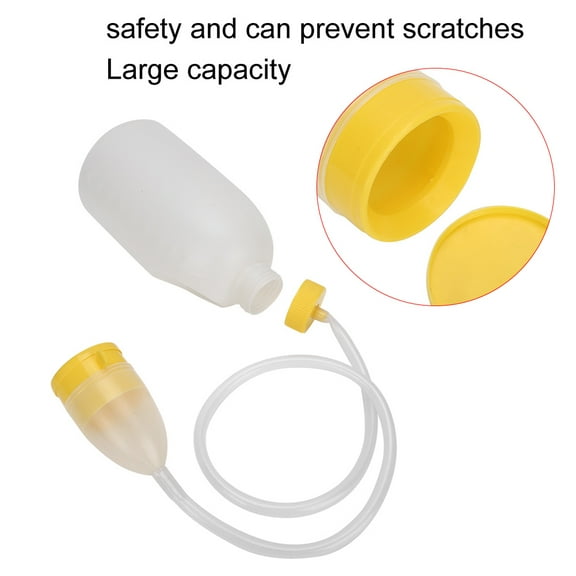 Fyydes Urinal,Men Male Urinal Pee Bottle Elderly Bedridden Patients Potty with Pipe 1700ML,Male Urinal