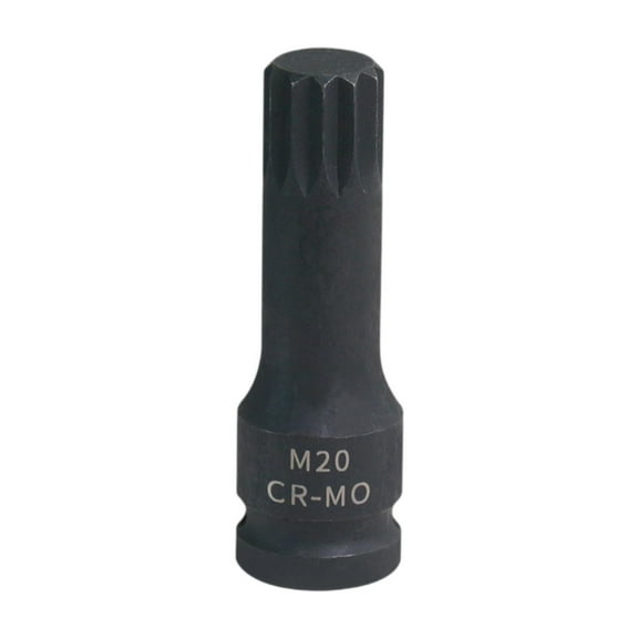 Fzaqwen 1/2 Inch 20mm Triple Spline Bit Sockets, Functional, Premium, M20, Portable, for