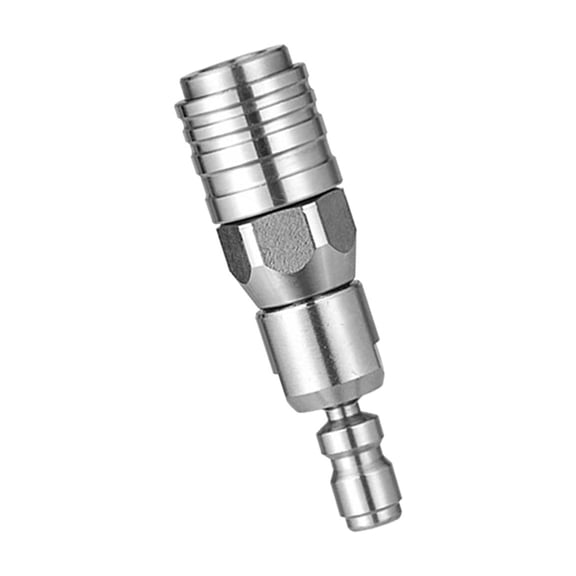 Fzaqwen 1/4 Inch Quick Connect Pressure Washer Connector Coupler Rotary Adapter Pressure Steel Self Locking