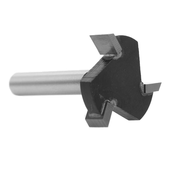 Fzaqwen 1/4 Shank Slab Flattening Planing Tool 3 Slab Flattening Router Bit T Shape Wood Quarter Shank