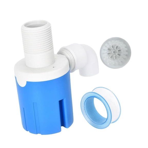 Fzaqwen 1" Automatic Plastic Water Level Control Valve Tower Tank Float Valve 11x8x5.8cm