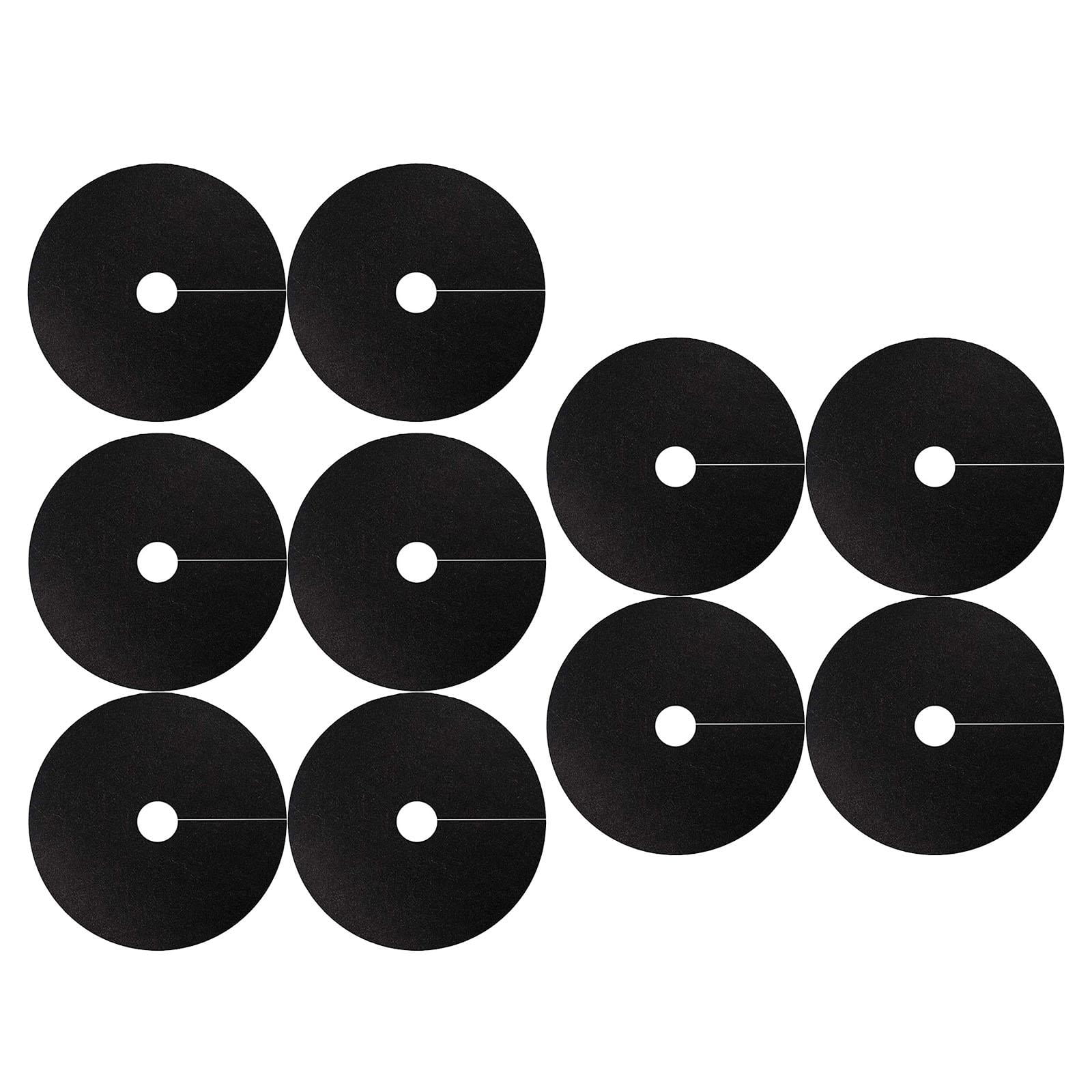 Fzaqwen 10 Count 52cm Mulch Tree Rings for Control, Plant Cover Degradable Pre Cut Holes