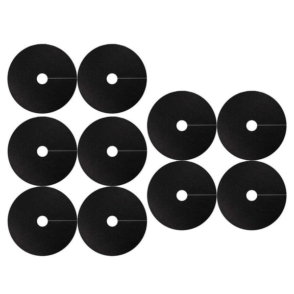 Fzaqwen 10 Count 52cm Mulch Tree Rings for Control, Plant Cover Degradable Pre Cut Holes