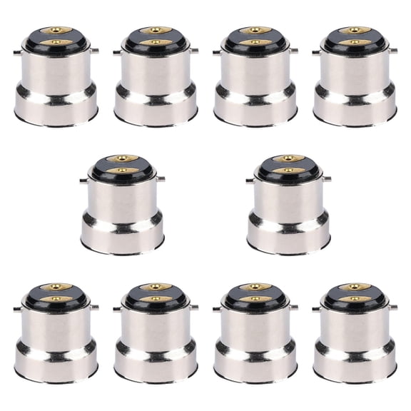 Fzaqwen 10 Pieces B22 Lamp Head Light Bulb Socket for Home Industrial Sites Office