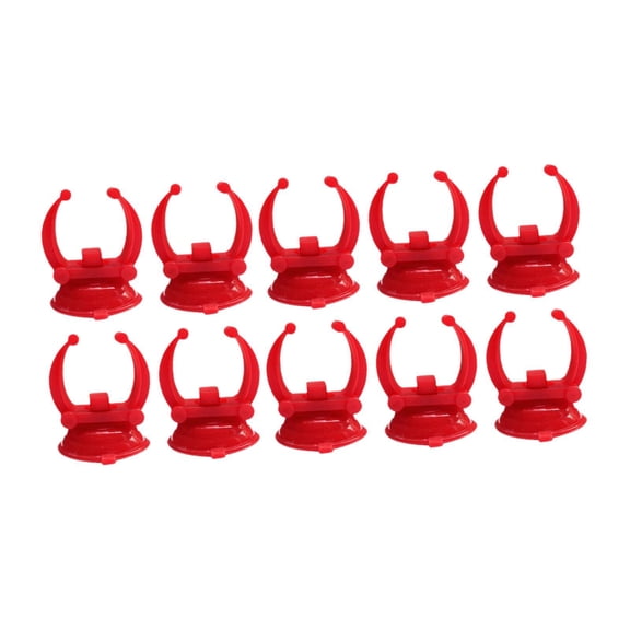 Fzaqwen 10Pcs Aquarium Heater Suction Cups Suckers for Fish Tanks Overhead Line Tube