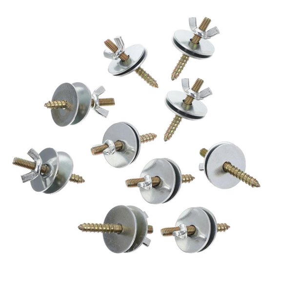 Fzaqwen 10Pcs Nut Screw Mount Kits Hardware Metal Cage Accessories Fixing Screw Kits for