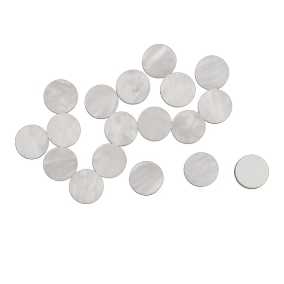 Fzaqwen 18 Pieces Pool Table Marker Dots Billiard Point Stickers, Professional, Acrylic,