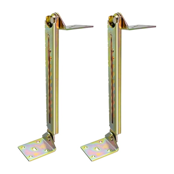 Fzaqwen 2-Piece Lifting Rod Hinge, High Hardness Multipurpose Adjustable Angle Hinge, 10 Color zinc