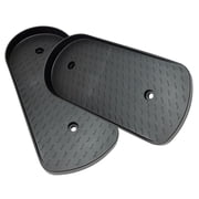 Fzaqwen 2-Piece Stair Stepper Pedal Parts Foot Plates Multi-Purpose Equipment for Rowing Black