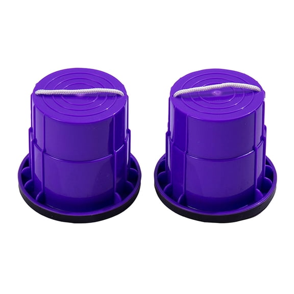 Fzaqwen 2 Pieces Balancing Stilts Balance Buckets Outdoor Sports Toy Stilts Game Walking purple