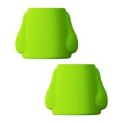 Fzaqwen 2 Pieces Portable Shower Head Showerhead for Camping Dogs Outdoor Activities Green