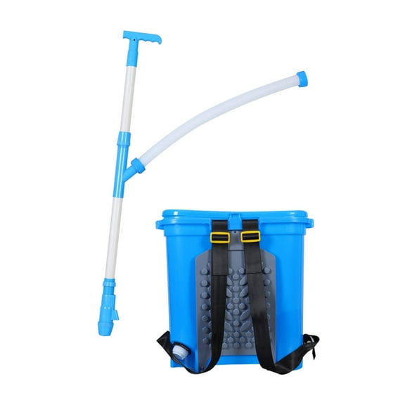 Fzaqwen 25L Fertilizing Tool Agricultural Backpack Manual Spreader Height Adjustable