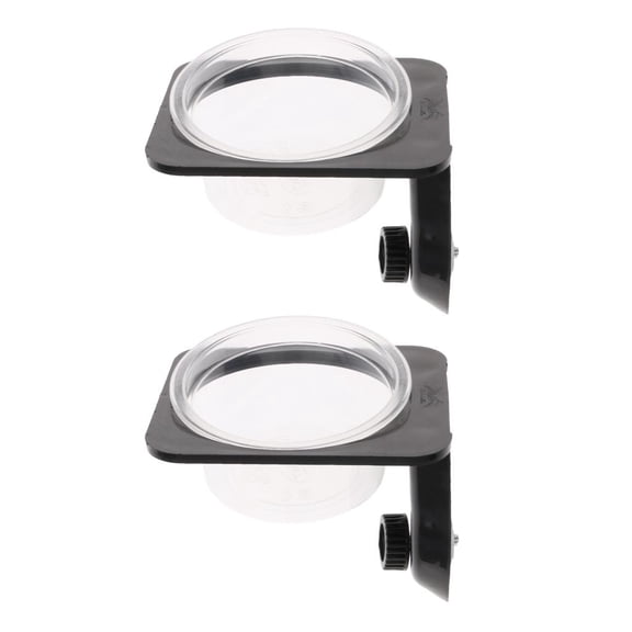 Fzaqwen 2Pcs Insect Spider Reptile Tank Food Water Feeding Bowl Breeding Box Terrarium