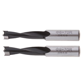 Fzaqwen 2pcs Carbide Tipped Brad Point Boring Bits Router Drill Bit Durable Rotary Tools