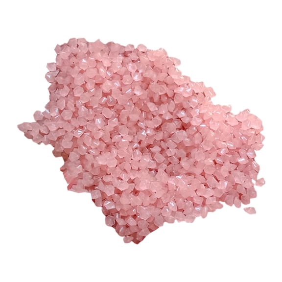 Fzaqwen 3-5mm Resin Glow in A Dark Pebbles Rocks Sand DIY Decorative Versatile for Plant Light Red 5g