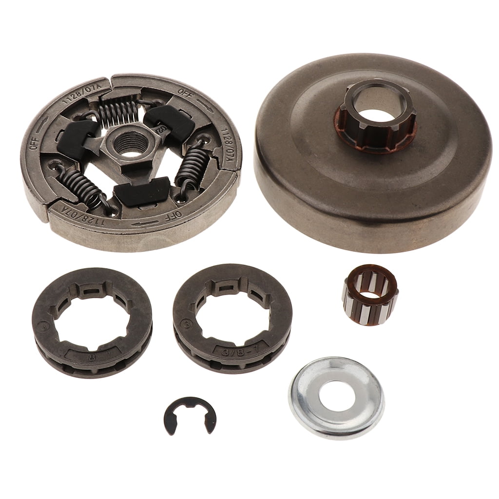 Fzaqwen 3/8 Inch 7T Clutch Drum Bearing Kit for 036 MS360 Lawn Mower Replacement Parts