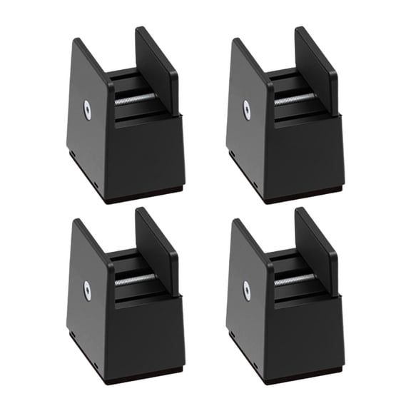 Fzaqwen 4 Pieces Bed Leg Risers Furniture Risers Support Non Slip Heavy Duty Lightweight Height 5 cm