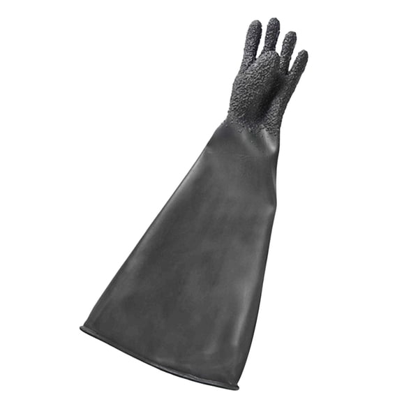 Fzaqwen 65cm Sandblasting Gloves Thicken Heavy Duty Safety Work Gloves for Sand Blasting left