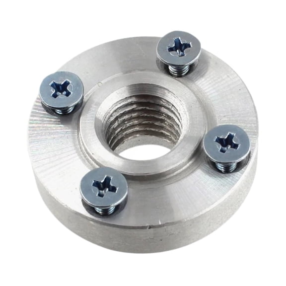 Fzaqwen Adapter Flange Easy to Install Arbor Adaptor Flange Nut Accessories Aluminum