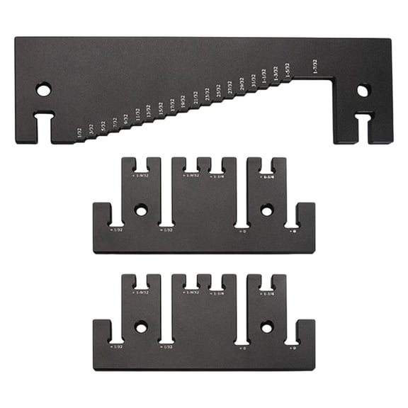Fzaqwen Aluminium Height Measuring Gauge Multifunctional Metric for Table Saw Router