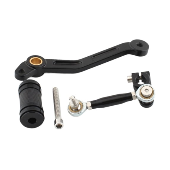 Fzaqwen Aluminum Alloy Gear Change Lever Folding Shifter Peg Motorcycle Brake Clutch for Black