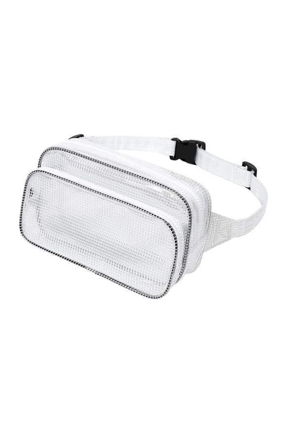 Anti Static Cleanroom Toolbag PVC Waist Bag Portable Adjustable Strap Waterproof Clear Fanny Pack for Beaches Music Festivals