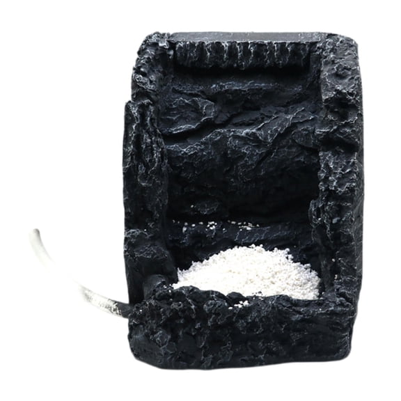 Fzaqwen Aquarium Mountain View Stone Resin Model Seiryu Stone for Aquarium Fish Tank L