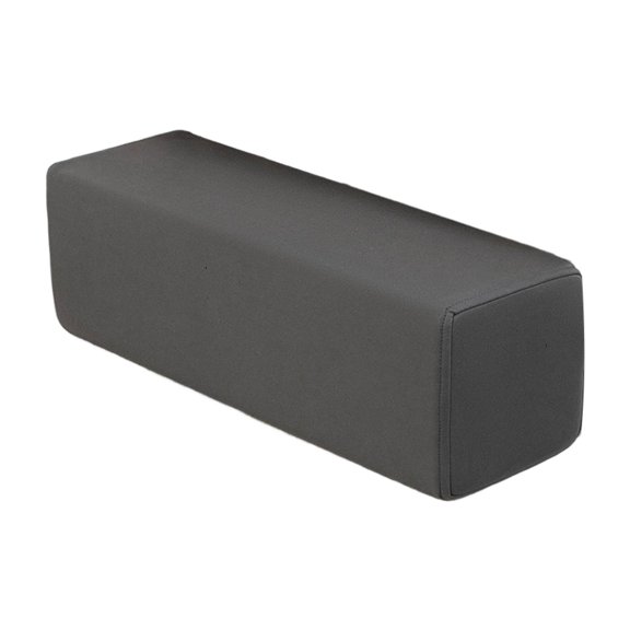 Fzaqwen Arm Rest Pillow Armrest Multipurpose Rectangular with Removable Pillowcase Elbow dark gray