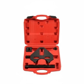 Fzaqwen Automotive Wheel Hub Brake Disc Removal Puller Tool Kit with Drive Screw T-nut and Storage Case Featuring Carbon Steel Construction Suitable for Workshop Garage Auto Repair