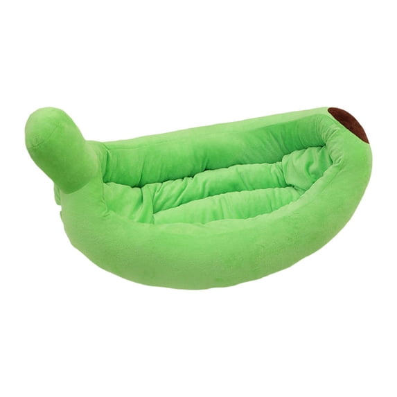 Fzaqwen Banana Dog Cat Bed Cozy and Soft Warming Washable Indoor Small Cat Dog House Pet