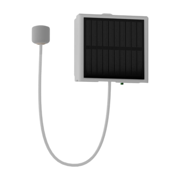 Fzaqwen Battery Powered Air Pump Movable Solar Pond Air Pump for Fish Transportation 1200mAh