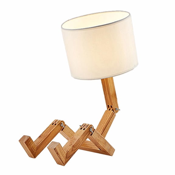 Fzaqwen Bedside Table Lamp, Adjustable Nightstand Lamps Learning Desk Lamp Nightlights Yellow