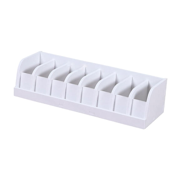 Fzaqwen Belt Organizer Box Belt Display Box Container 8 Dividers Durable Storage Display