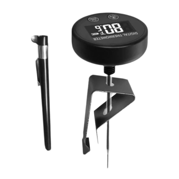 Fzaqwen Beverage Frothing Thermometer Food Thermometer Instant Read Espresso Thermometer with Clips