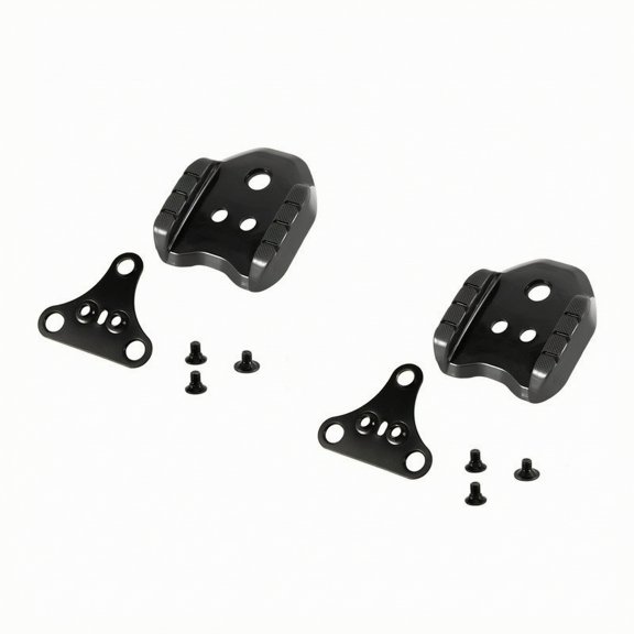 Fzaqwen Bike Pedal Cleat Converter Adapter Plate Solid Metal Construction for Commuters Fitness Riders and SPD Mountain Systems