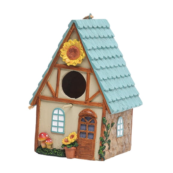 Fzaqwen Bird House Bird Breeding Box Unique Bird Cottages Nest Birdhouse Small Bird Rest