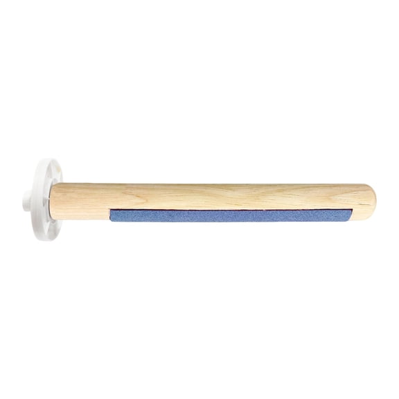 Fzaqwen Bird Perch Chewing Toy Grinding Claw Easy to Install Play and Rest Feet and Beak Blue