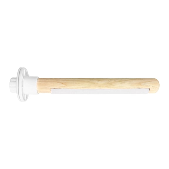 Fzaqwen Bird Perch Chewing Toy Grinding Claw Easy to Install Play and Rest Feet and Beak White